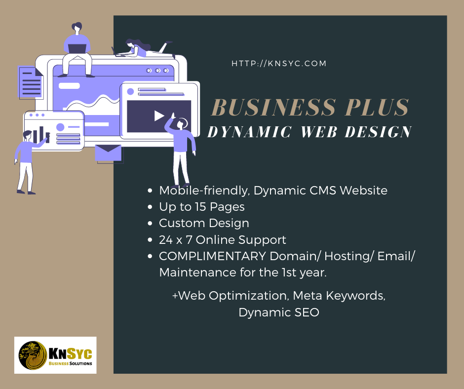 Business Plus Dynamic Web Design